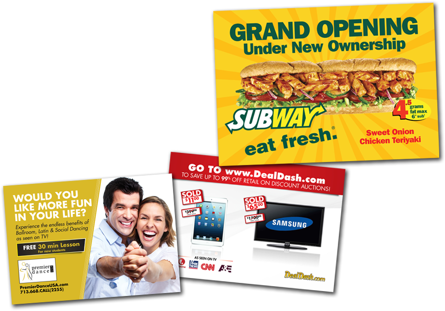 ummhumm | creative studio - EDDM2go - direct mail design sample - Subway